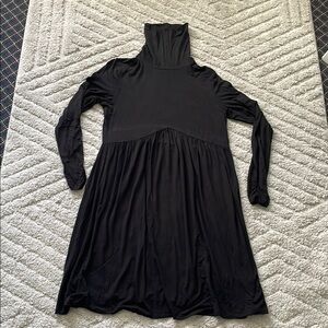 Motherhood Maternity Black Turtleneck Dress